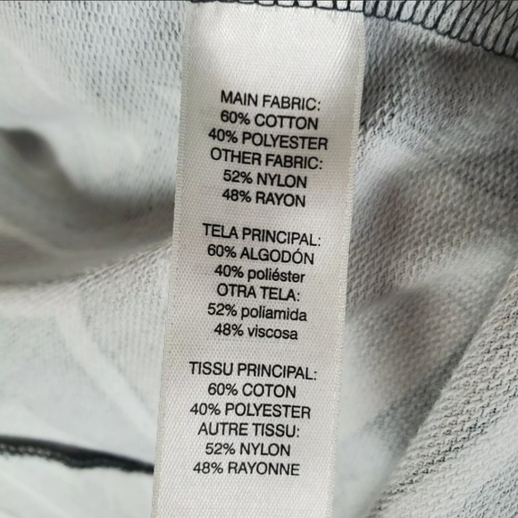 Chicos 2 Blazer Jacket Full Zip Geometric Stretch Lace Black Beige Large - Picture 5 of 8